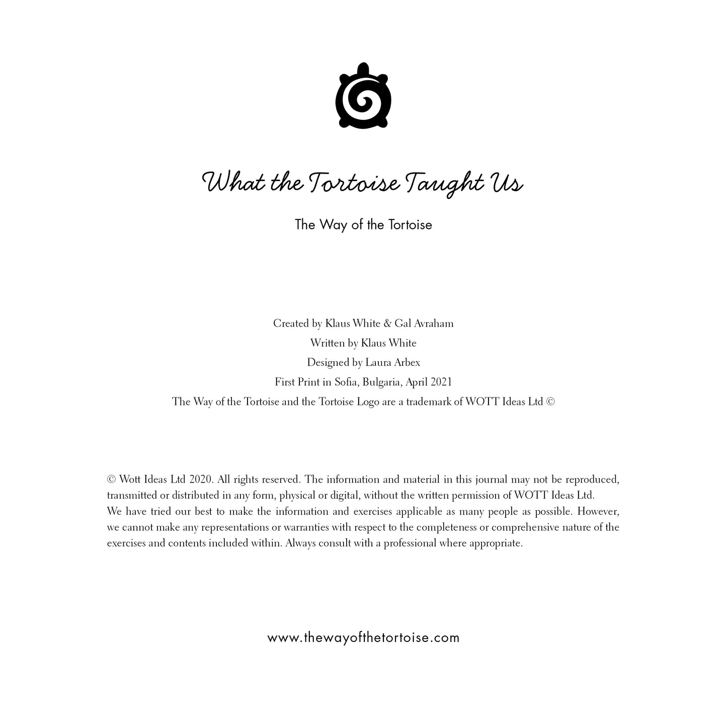 What the Tortoise Taught Us - New Book - The Way of the Tortoise