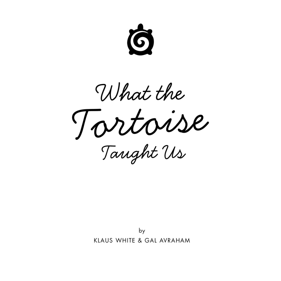 What the Tortoise Taught Us - New Book - The Way of the Tortoise